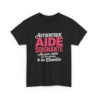 Tee Shirt Authentique Aide-Soignante – T-Shirt Unisexe Humour Métier Santé Cadeau Noir S-3XL