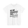 Tee Shirt Ne me dérangez pas quand je pêche – T-Shirt Unisexe Humour Passion Pêche Apéro Blanc ou Sport Grey S-3XL