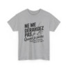Tee Shirt Ne me dérangez pas quand je pêche – T-Shirt Unisexe Humour Passion Pêche Apéro Blanc ou Sport Grey S-3XL