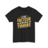 Tee Shirt Je suis Facteur – Un métier de timbré – T-Shirt Unisexe Humour Poste Livraison Noir S-3XL