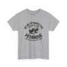 Tee Shirt Ne me dérangez pas quand je joue à la pétanque – T-Shirt Unisexe Humour Apéro Boules Blanc ou Sport Grey S-3XL