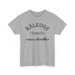 Tee shirt Râleuse chiante mais adorable Femme Idée cadeau humour, amusant