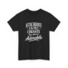 T-shirt Femme Humour Attachiante Un Peu Chiante Mais Tellement Adorable – Tee Shirt Drôle Noir – Idée Cadeau Originale