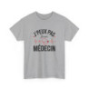 T-shirt Humour J’Peux Pas Je Suis Médecin Tee Shirt Drôle Profession Santé  Blanc Gris Sport  Idée Cadeau Médecin