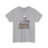 T-shirt Drôle Femme “Moi qui Attends l’Homme Parfait” – Tee Shirt Humour Sarcastique Blanc Gris Sport