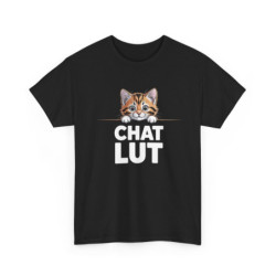 T-shirt Drôle “Chat Lut” –...