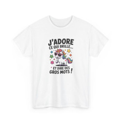 T-shirt Drôle “J’adore ce...