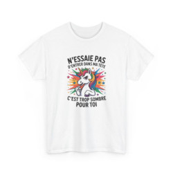 T-shirt Drôle N’essaie pas...