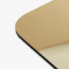 Tapis de souris 22x18 cm – Design Abstrait Doré & Beige – Formes Fluides Élégantes & Style Moderne