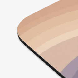 Tapis de souris 22x18 cm – Motif Ondes Abstraites Pastel – Design Moderne & Couleurs Douces – Surface Lisse