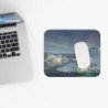 Tapis de souris 22x18 cm – Manchots sur la Banquise & Aurores Boréales – Paysage Polaire Apaisant – Beauté de l’Arctique