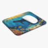 Tapis de souris 22x18 cm – Baleine et Poissons Tropicaux – Monde Sous-Marin Coloré – Océan Lumineux & Coraux Exotiques