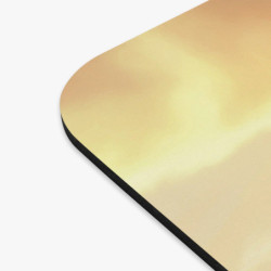 Tapis de souris 22x18 cm – Cheval au Galop dans un Champ Doré – Coucher de Soleil & Liberté Sauvage – Design Équestre