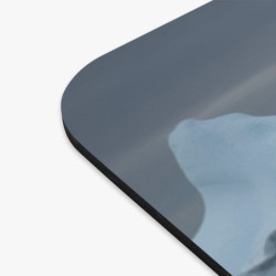 Tapis de souris 22x18 cm – Phoque sur la Banquise – Paysage Polaire & Glace Arctique – Ambiance Calme et Naturelle