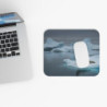 Tapis de souris 22x18 cm – Phoque sur la Banquise – Paysage Polaire & Glace Arctique – Ambiance Calme et Naturelle