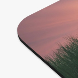 Tapis de souris 22x18 cm – Cygne au Coucher du Soleil – Paysage Paisible & Reflets Dorés – Ambiance Zen & Naturelle