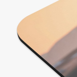 Tapis de souris 22x18 cm – Renne Arctique au Lever du Soleil – Nature Boréale & Sérénité d’Hiver