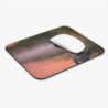 Tapis de souris 22x18 cm – Héron au Coucher du Soleil – Étang Paisible & Reflets Dorés – Nature Élégante