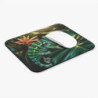 Tapis de souris 22x18 cm – Caméléon Tropical Multicolore – Feuilles Exotiques & Jungle Lumineuse
