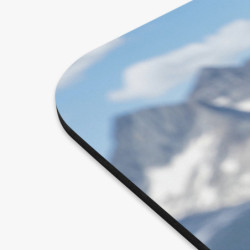 Tapis de souris 22x18 cm – Marmotte des Alpes – Nature Sauvage & Montagnes Fleuries