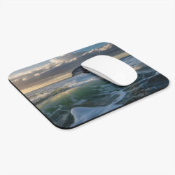 Tapis de souris 22x18 cm – Dauphin sautant dans l’Océan – Liberté Marine & Énergie Positive