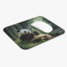 Tapis de souris 22x18 cm – Panda Mangeant du Bambou – Sérénité Asiatique & Nature Zen
