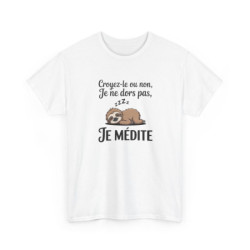 T-shirt humour paresseux –...