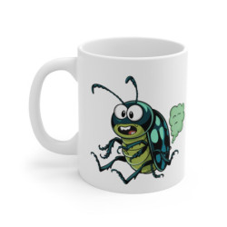 Tasse Insecte qui Pète – Mug Scarabée Cartoon Drôle 325ml Cadeau Humour Original
