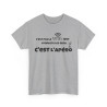 Tee shirt Unisex C'est pas la wifi qui connecte les gens c'est l'apéro Idée cadeau homme femme humour drôle