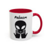 Teecustom Mug Alien Personnalisé avec Prénom – Extraterrestre Humour Signe JUL – Mug Céramique Couleurs au Choix