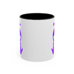 Teecustom Mug Alien Violet Personnalisé avec Prénom – Extraterrestre Humour Signe JUL – Mug Céramique Couleurs au Choix