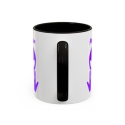 Teecustom Mug Alien Violet Personnalisé avec Prénom – Extraterrestre Humour Signe JUL – Mug Céramique Couleurs au Choix