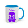 Teecustom Mug Alien Violet Personnalisé avec Prénom – Extraterrestre Humour Signe JUL – Mug Céramique Couleurs au Choix