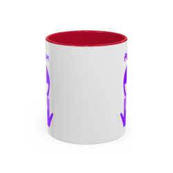 Teecustom Mug Alien Violet Personnalisé avec Prénom – Extraterrestre Humour Signe JUL – Mug Céramique Couleurs au Choix