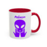 Teecustom Mug Alien Violet Personnalisé avec Prénom – Extraterrestre Humour Signe JUL – Mug Céramique Couleurs au Choix