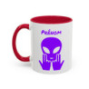 Teecustom Mug Alien Violet Personnalisé avec Prénom – Extraterrestre Humour Signe JUL – Mug Céramique Couleurs au Choix