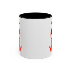 Teecustom Mug Alien Rouge Personnalisé avec Prénom – Extraterrestre Humour Signe JUL – Mug Céramique Couleurs au Choix