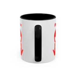 Teecustom Mug Alien Rouge Personnalisé avec Prénom – Extraterrestre Humour Signe JUL – Mug Céramique Couleurs au Choix