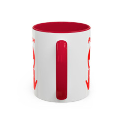 Teecustom Mug Alien Rouge Personnalisé avec Prénom – Extraterrestre Humour Signe JUL – Mug Céramique Couleurs au Choix