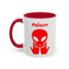 Teecustom Mug Alien Rouge Personnalisé avec Prénom – Extraterrestre Humour Signe JUL – Mug Céramique Couleurs au Choix