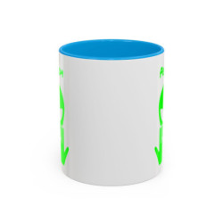 Teecustom Mug Alien Vert Personnalisé avec Prénom – Extraterrestre Humour Signe JUL – Mug Céramique Couleurs au Choix