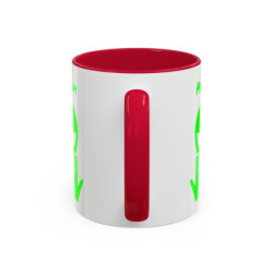 Teecustom Mug Alien Vert Personnalisé avec Prénom – Extraterrestre Humour Signe JUL – Mug Céramique Couleurs au Choix