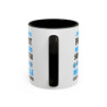 Teecustom Mug Marseille Football – Je Ne Suis Pas Mais Je Suis Marseille – Tasse Supporter OM Noir ou Bleu Clair