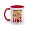 Teecustom Mug RC Lens Football – Je Ne Suis Pas Parfait Mais Je Suis Supporter de Lens – Tasse Humoristique Fan