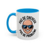 Teecustom Mug Humour Chauve – Pas de Cheveux Pas de Problème – Tasse Drôle Homme Design Cartoon