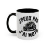 Teecustom Mug Moto Humour – J’Peux Pas J’Ai Moto – Tasse Motard Design Sport