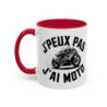 Teecustom Mug Moto Humour – J’Peux Pas J’Ai Moto – Tasse Motard Design Sport