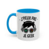 Teecustom Mug Geek Gaming – J’Peux Pas Je Geek – Tasse Gamer Humour Design Console