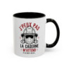 Teecustom Mug Pompier Humour – J’Peux Pas La Caserne M’Attend – Tasse Sapeur-Pompier Design Casque