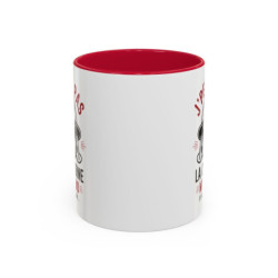 Teecustom Mug Pompier Humour – J’Peux Pas La Caserne M’Attend – Tasse Sapeur-Pompier Design Casque